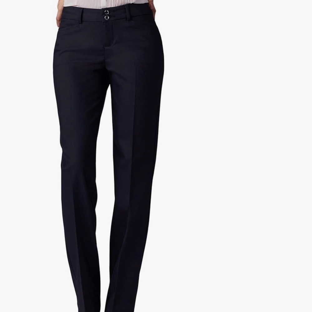 Lee Women's Black Straight-Leg Work Trousers